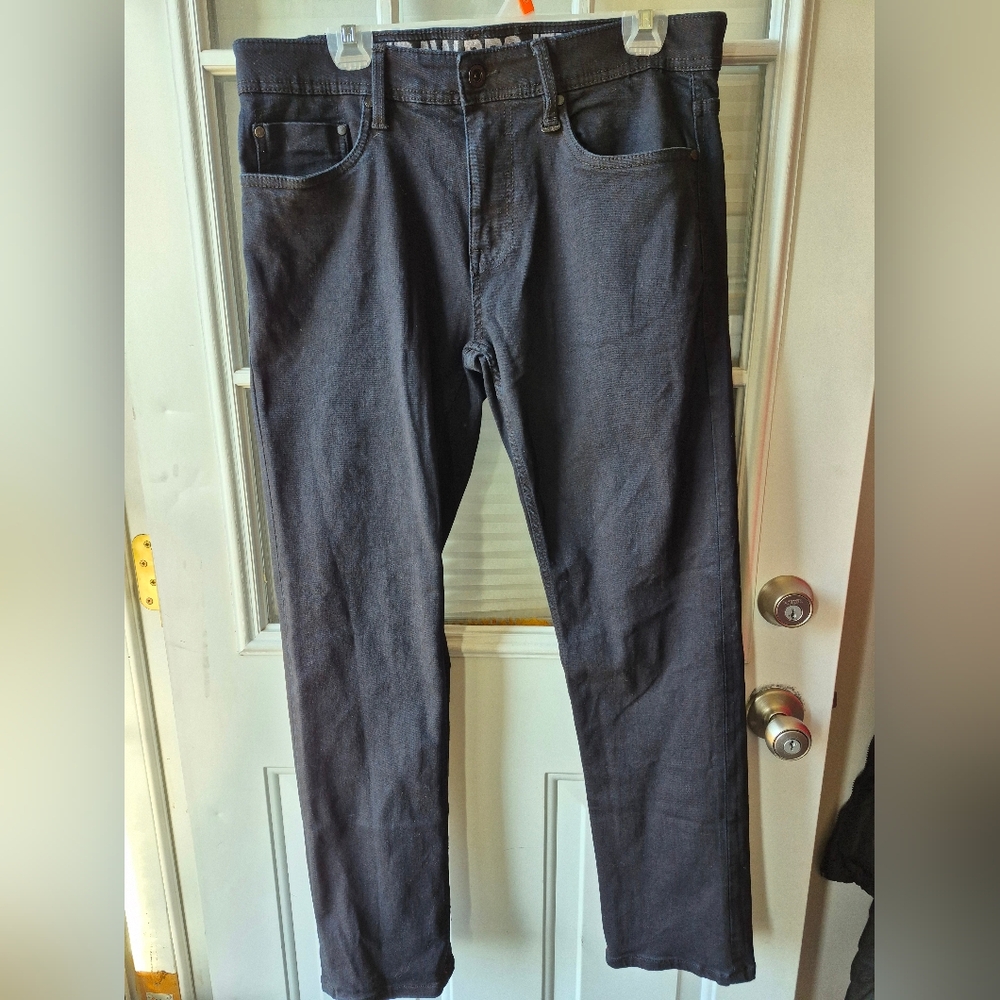 Projek Raw Black Straight Jeans